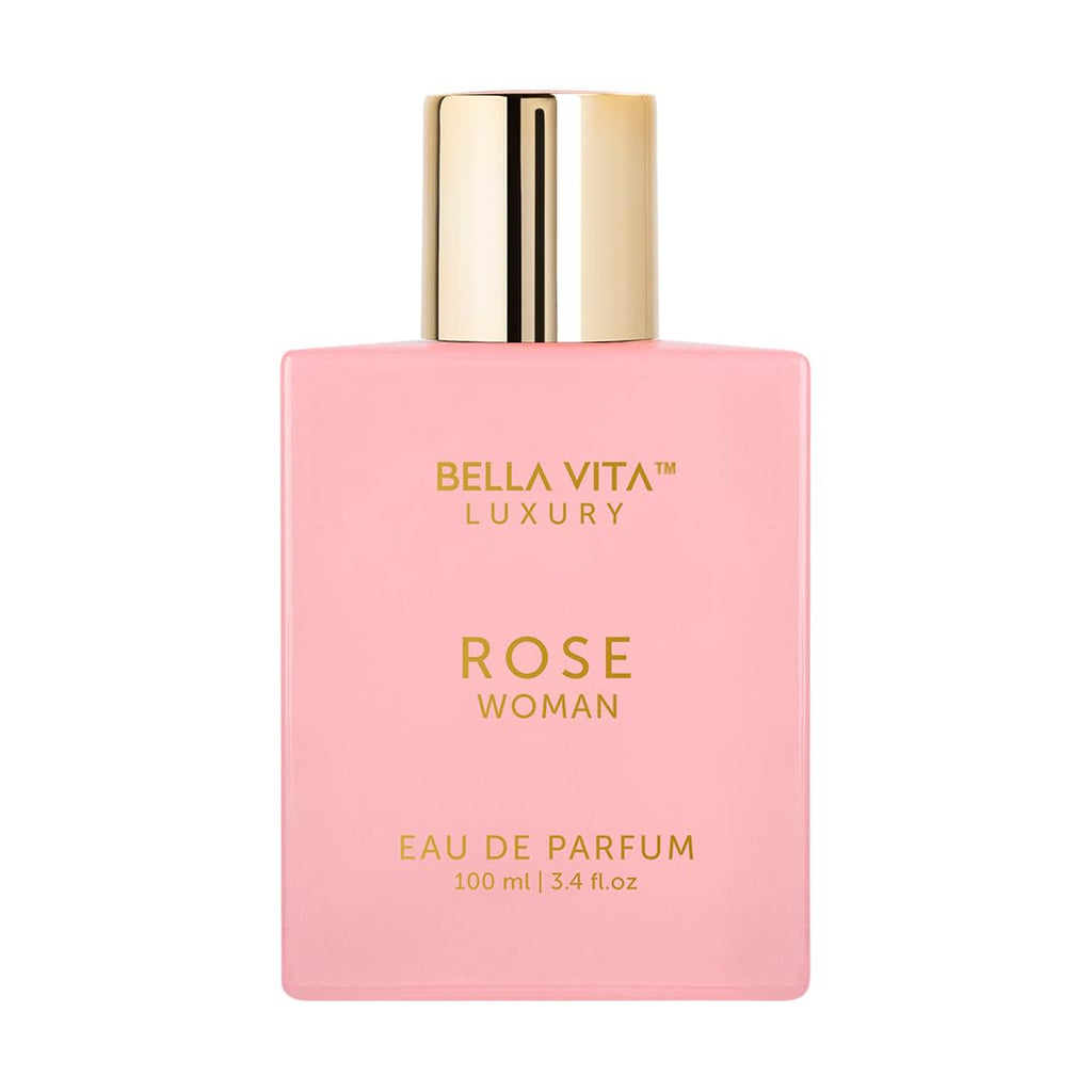 Bellavita ROSE Eau de Parfum – Fresh Floral Women's Fragrance, 100ml