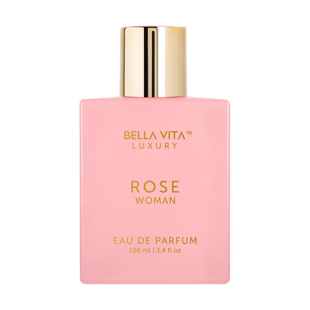 Bellavita ROSE Eau de Parfum – Fresh Floral Women's Fragrance, 100ml