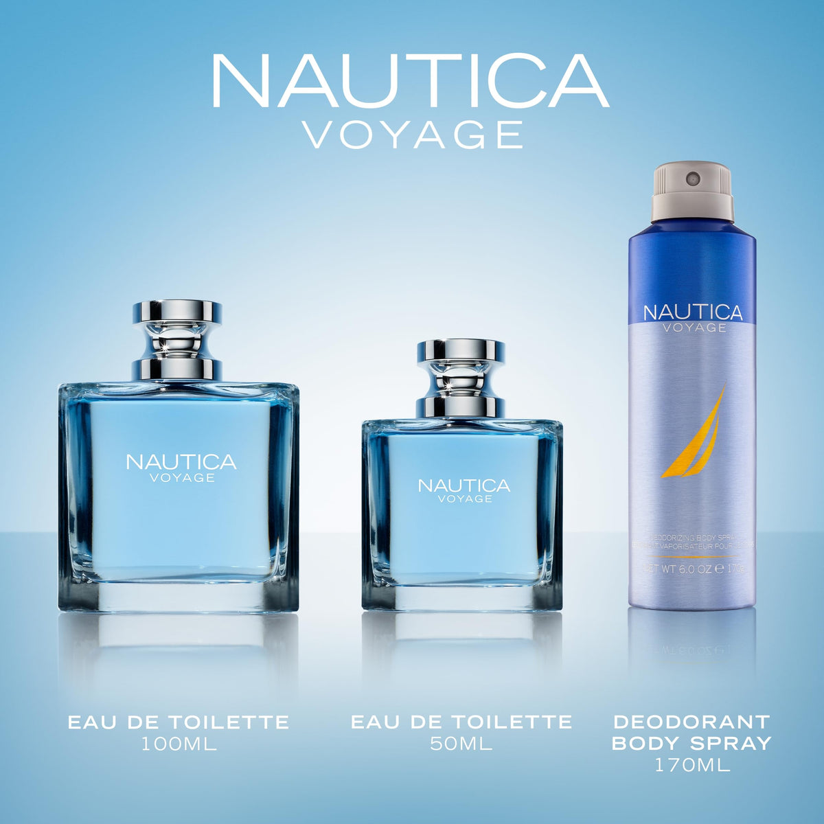 Nautica Voyage Eau de Toilette – Fresh Men's Cologne, 3.3 fl oz