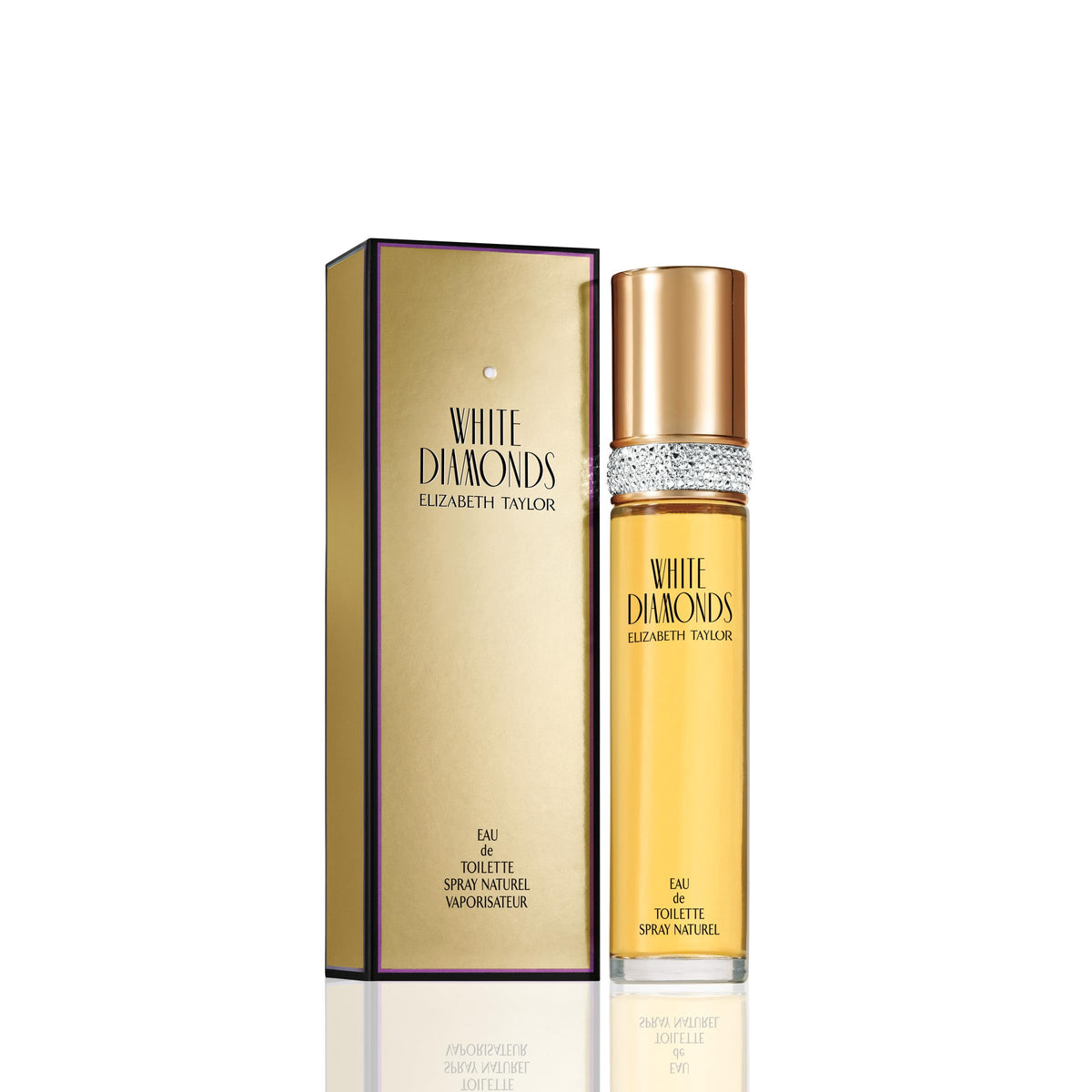 Elizabeth Taylor White Diamonds – Floral Women's Eau de Toilette, 3.3 fl oz