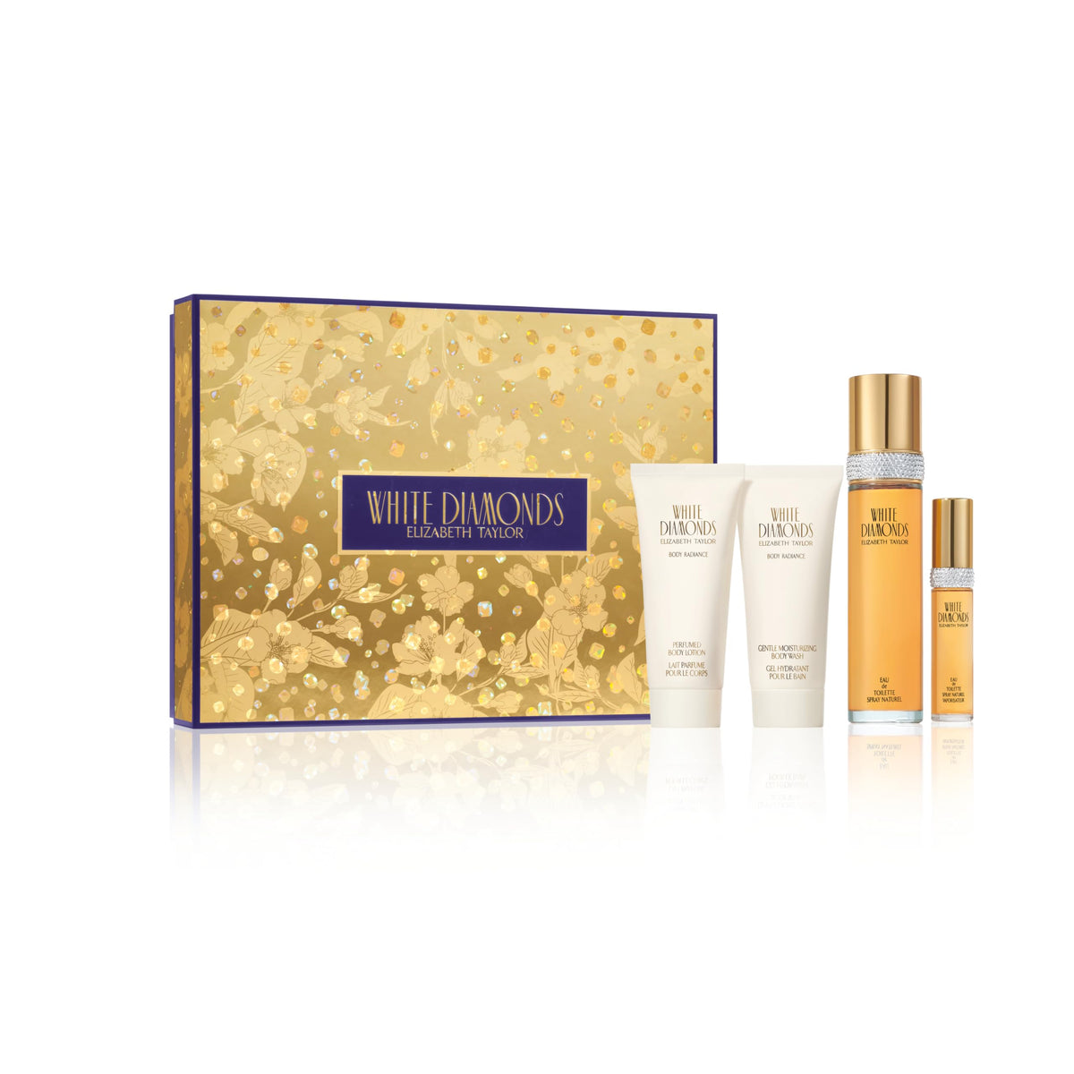 Elizabeth Taylor White Diamonds – Floral Women's Eau de Toilette, 3.3 fl oz
