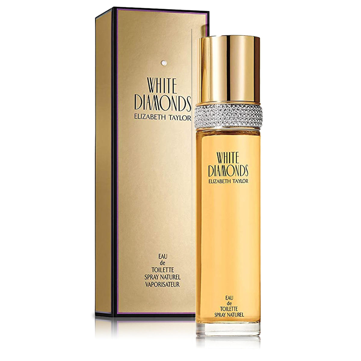Elizabeth Taylor White Diamonds – Floral Women's Eau de Toilette, 3.3 fl oz