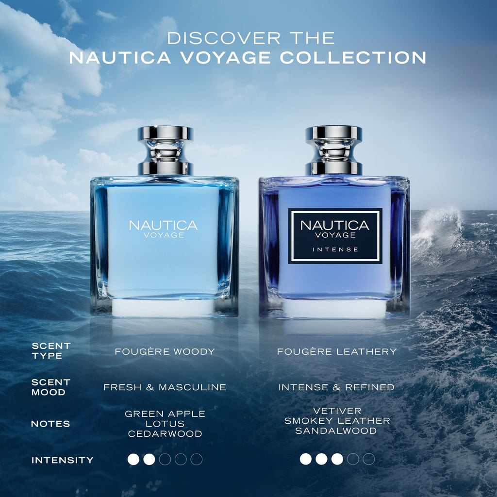 Nautica Voyage Eau de Toilette – Fresh Men's Cologne, 3.3 fl oz