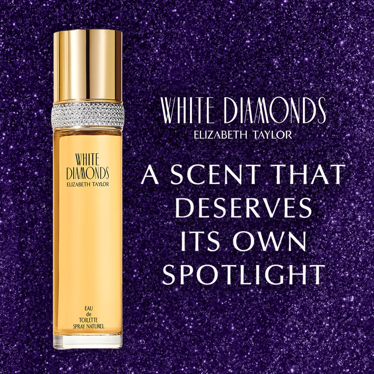 Elizabeth Taylor White Diamonds – Floral Women's Eau de Toilette, 3.3 fl oz
