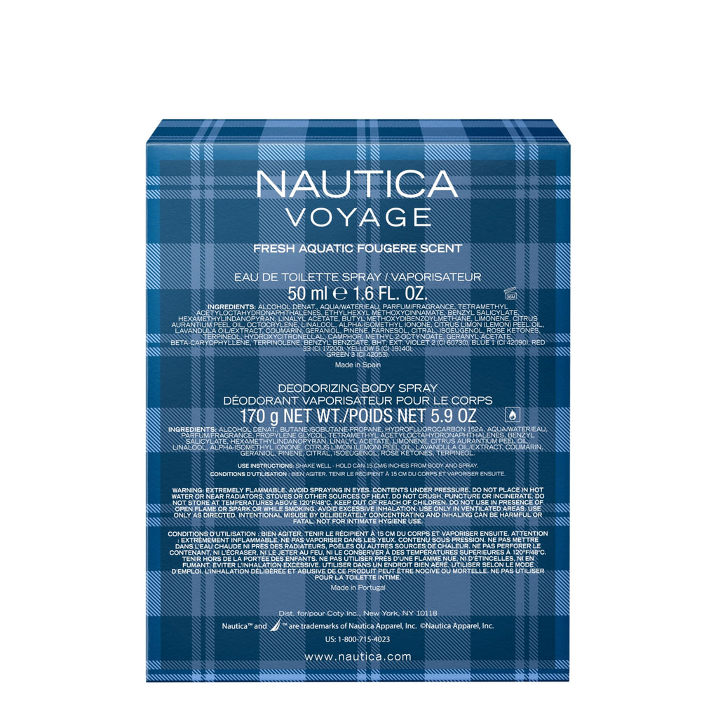 Nautica Voyage Eau de Toilette – Fresh Men's Cologne, 3.3 fl oz