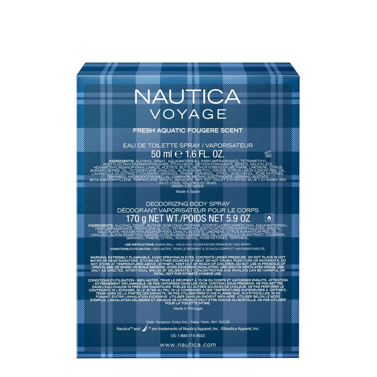 Nautica Voyage Eau de Toilette – Fresh Men's Cologne, 3.3 fl oz