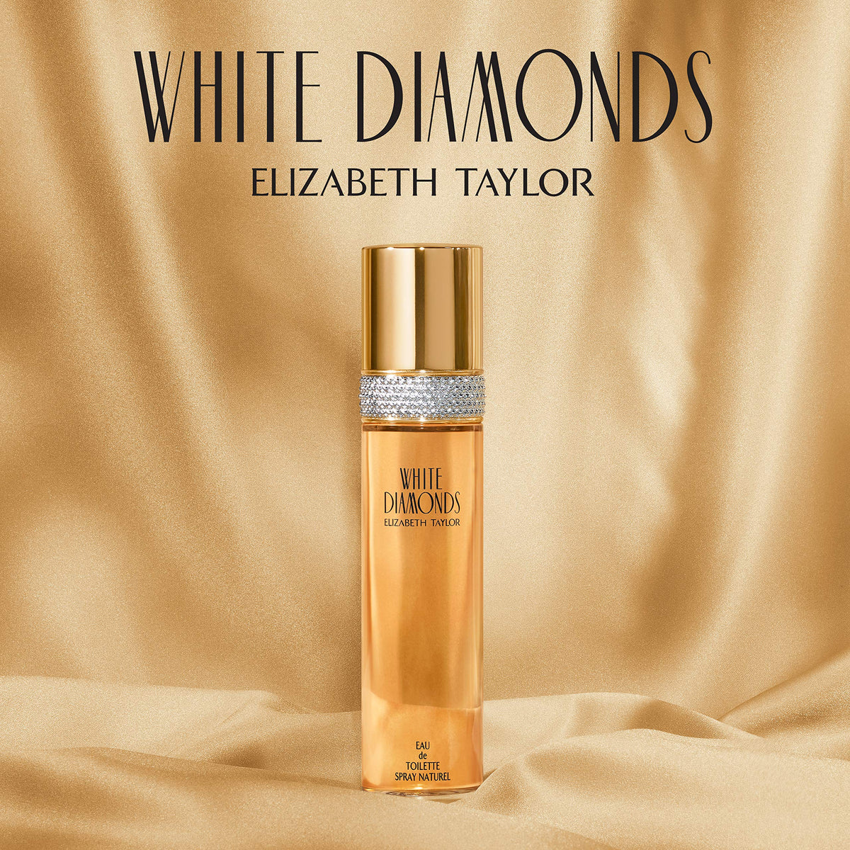 Elizabeth Taylor White Diamonds – Floral Women's Eau de Toilette, 3.3 fl oz