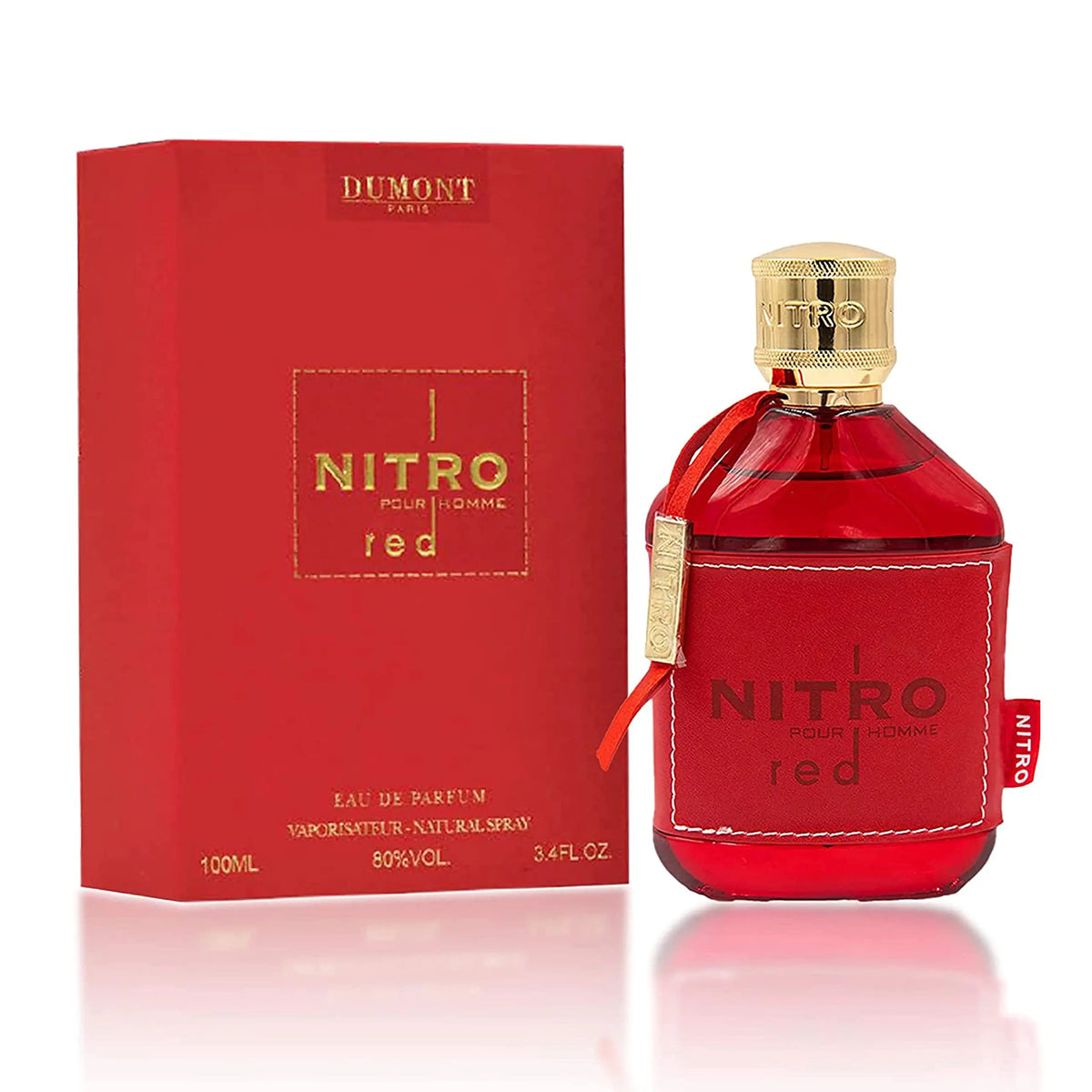 Dumont NITRO RED Eau de Parfum – Fruity & Woody Men's Fragrance