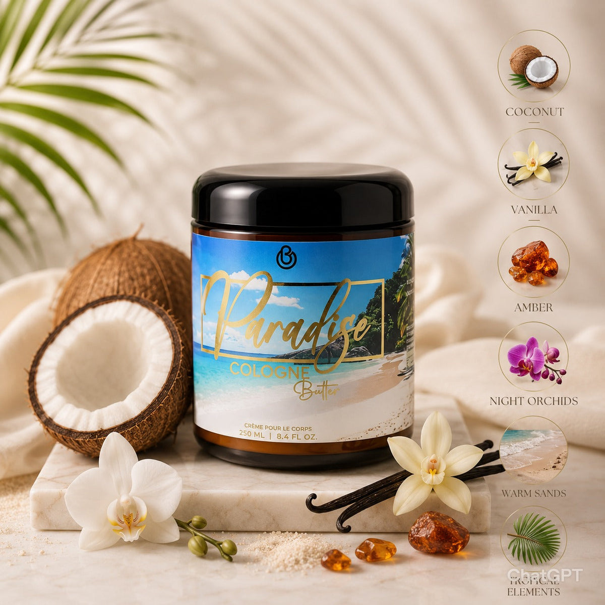Cologne Butter – Scented Moisturizing Skin Butter for Men (8 Signature Scents)